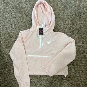 Brand new cropped bucked up windbreaker